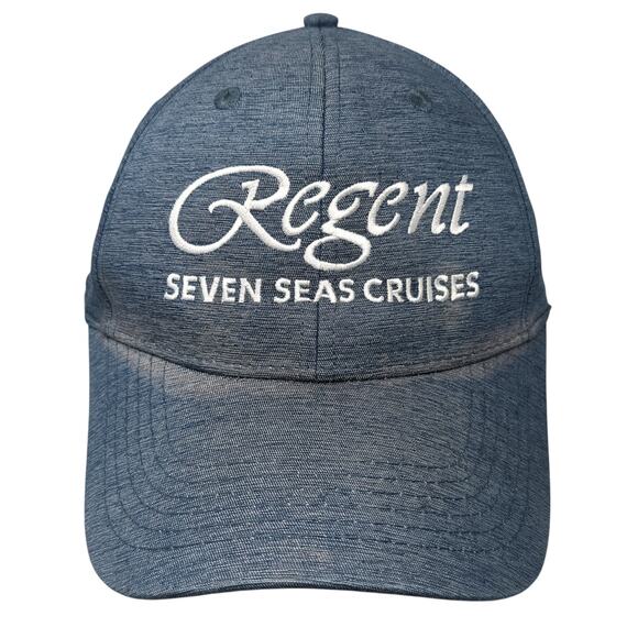 Regent Seven Seas Cruises Strapback Hat Blue One Size Mid Fit Ahead - Picture 1 of 10